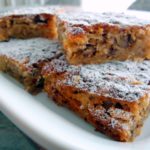 Schneller saftiger Low Carb Apfel Nuss Kuchen