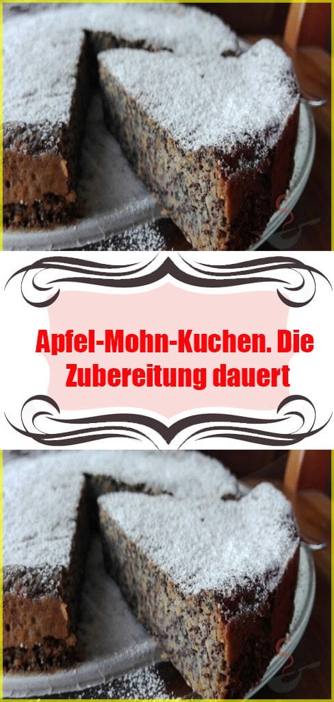 Apfel Mohn Kuchen Rezept 6 Apfel Mohn Kuchen