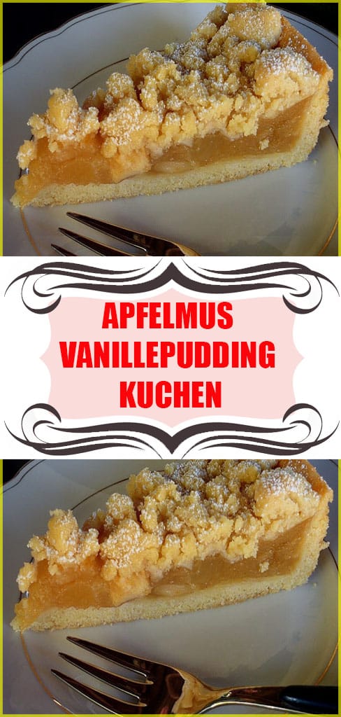 Apfelmus Vanillepudding Kuchen Rezept 6 Apfelmus Vanillepudding Kuchen