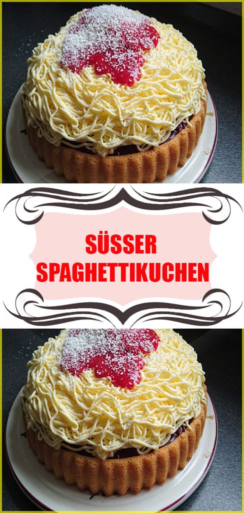 Süßer Spaghettikuchen Rezept 6 Süßer Spaghettikuchen