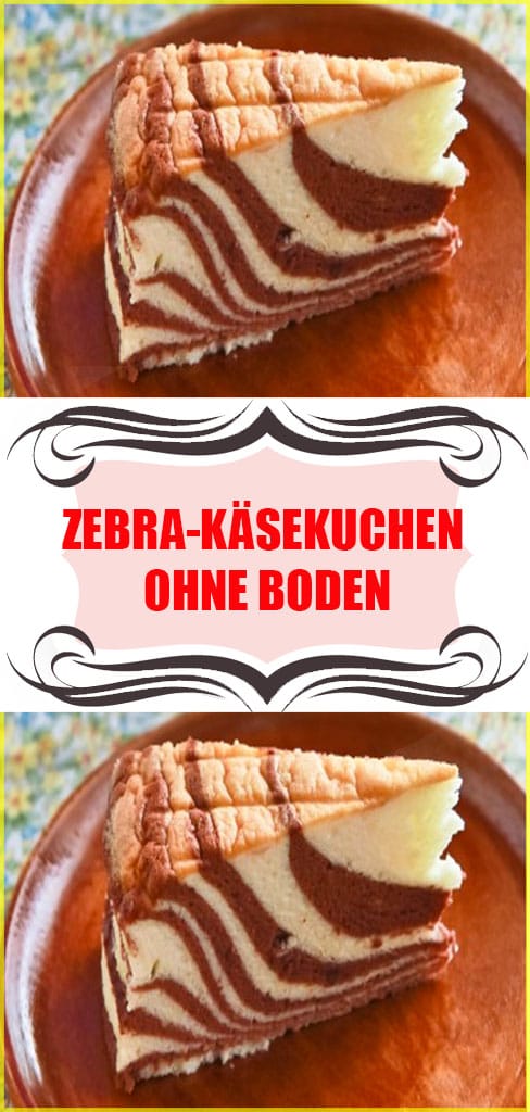 Zebra Käsekuchen ohne Boden Rezept 6 Zebra Käsekuchen ohne Boden