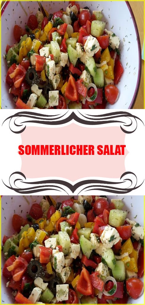 Sommerlicher Salat (super zum Grillen) Rezept 6 Sommerlicher Salat (super zum Grillen)