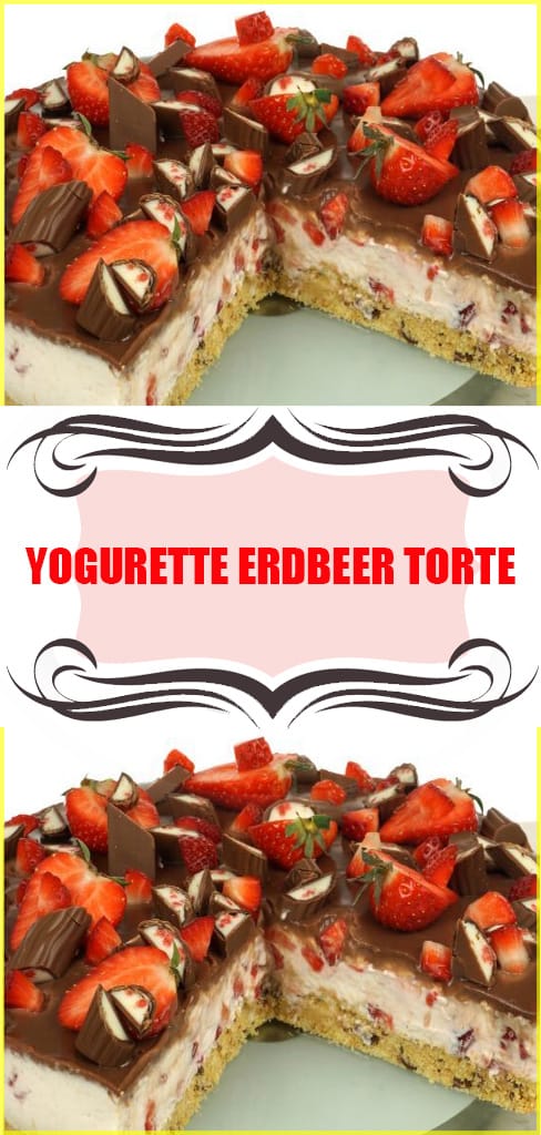 Yogurette Erdbeer Torte Rezept 6 Yogurette Erdbeer Torte