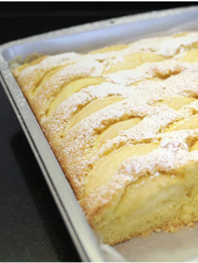 Die Zutaten hast du garantiert zuhause: Apfelkuchen