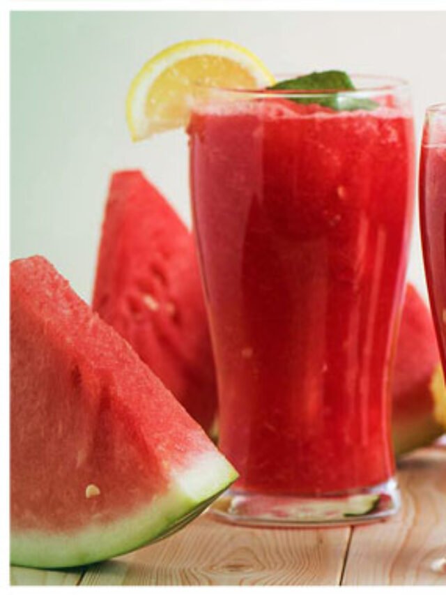 Sommerlicher Apfel-Melonen-Smoothie