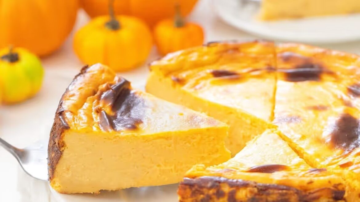 Baskischer Kürbis-Käsekuchen: das Geheimrezept mit 4 Zutaten