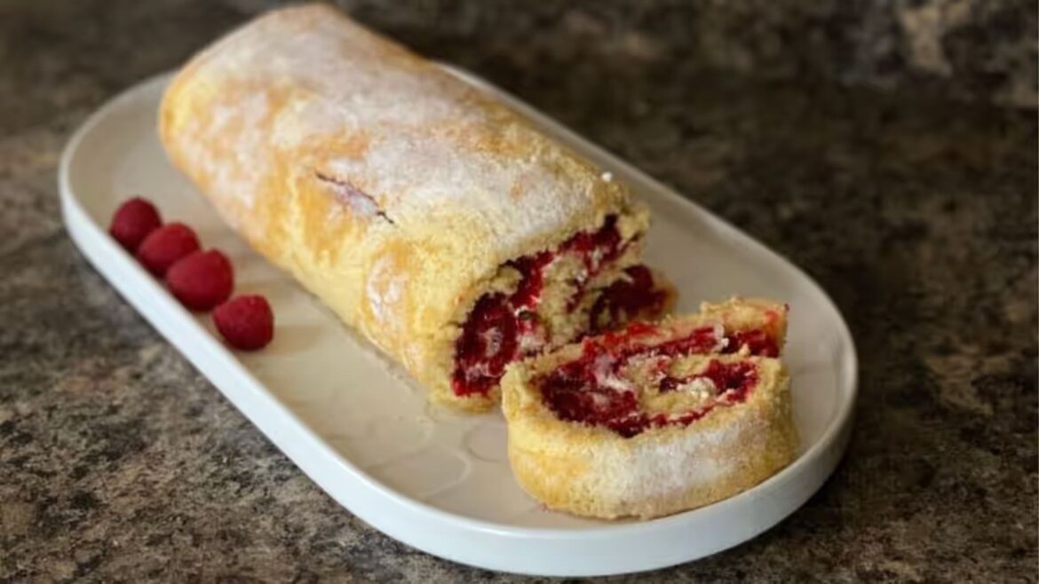 James Martins köstliche und superweiche Biskuitrolle – und es war überraschend einfach