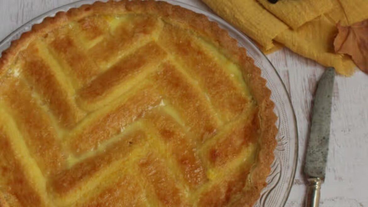 Neapolitanische Crostata beneventana, ein traditionelles italienisches Rezept zum Sterben