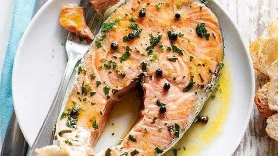 Saftig gebratener Lachs in 6 Minuten, unschlagbar schnelles und leckeres Lachsrezept