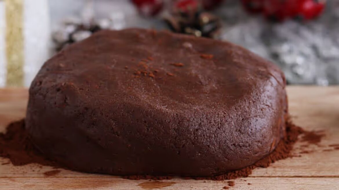 Weihnachtsmürbeteig mit Schokolade; schneller und idealer Teig für Kekse und Kuchen!